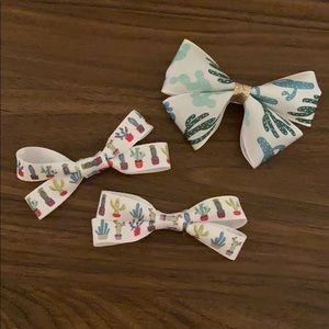 Handmade Cactus Bows
